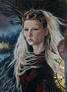 Voir le détail de cette oeuvre: LAGERTGA-guerrière viking